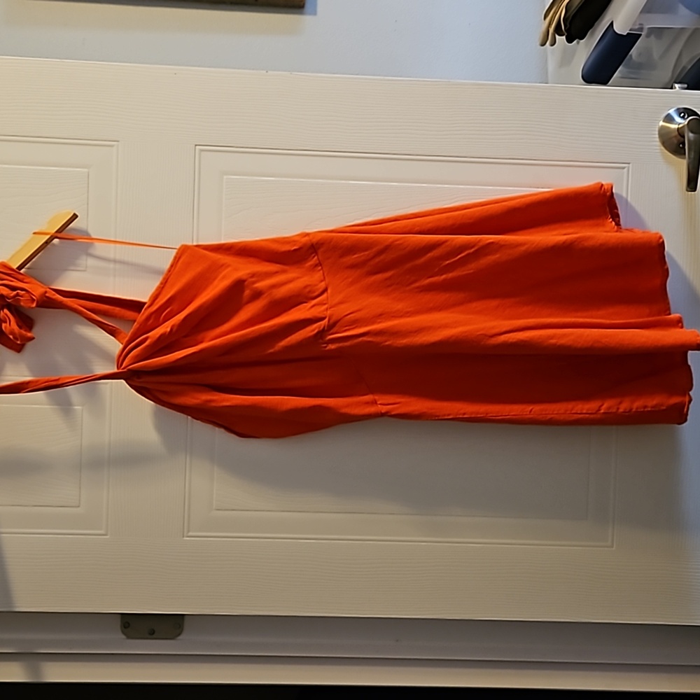 Orange dress